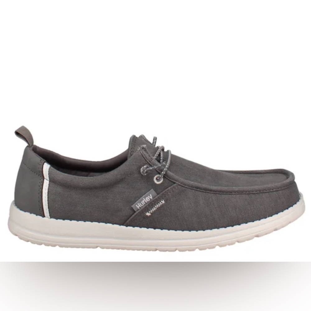 Hurley Men's Charcoal Slip-On Loafers